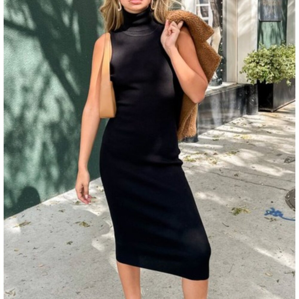 Turtleneck Tank Dress